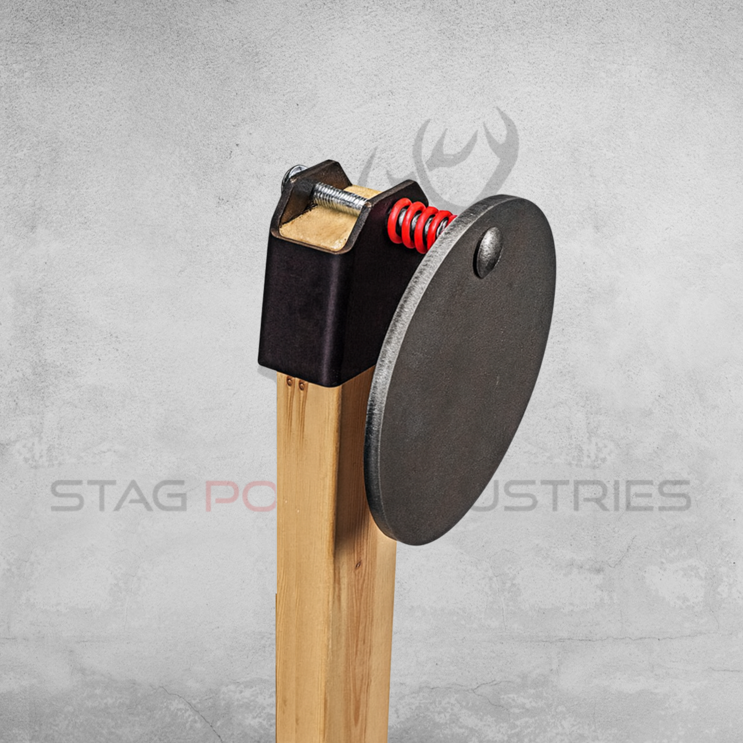 90x35 Post Top Gong Hanger Mount (VERTICAL)