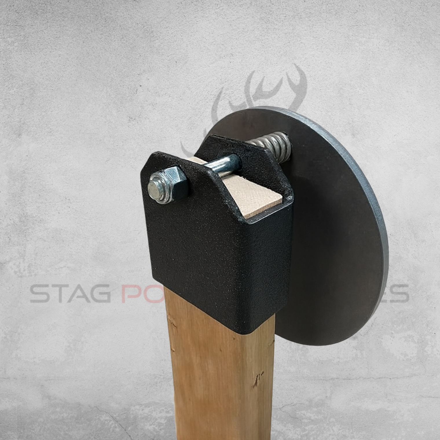 90x35 Post Top Gong Hanger Mount (VERTICAL)