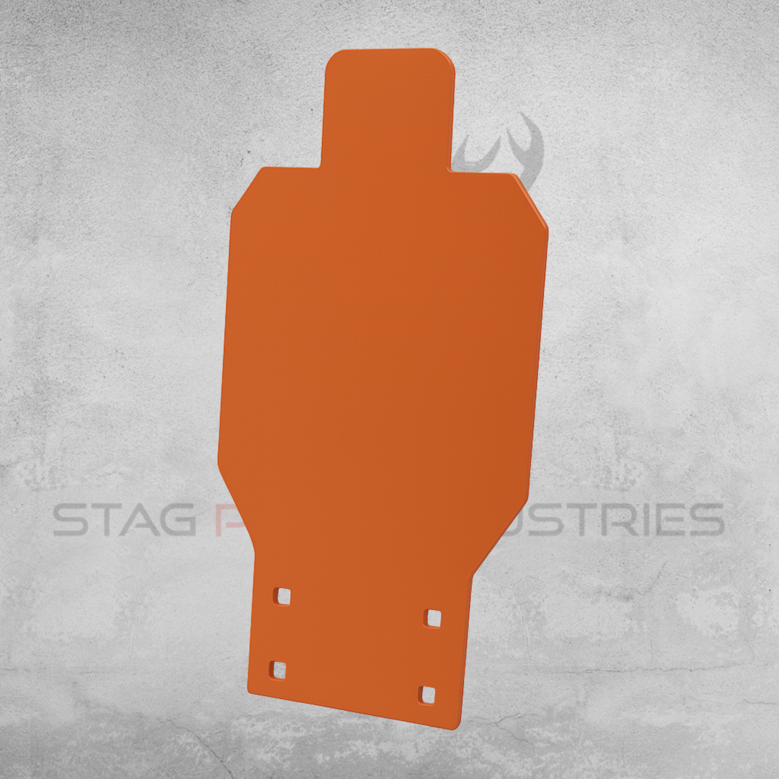 Centrefire EVO-Popper Kit – Base + Half-Size IPSC Silhouette Target (12mm AR500 Armour)