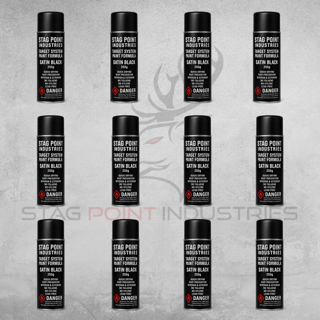 TARGET SYSTEM SPRAY PAINT - SATIN BLACK