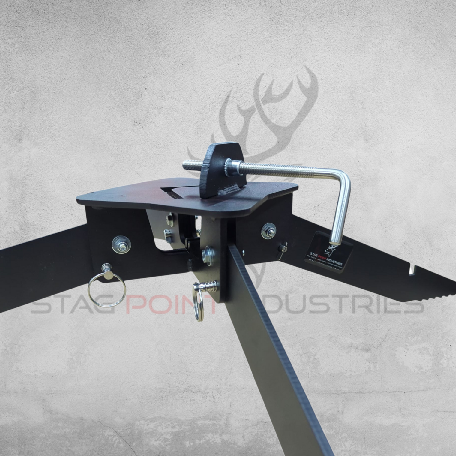 DT-Alpha Duelling Tree Bundle – Centrefire Kit with REACK X-BASE & X6 100mm AR500 Flip Paddles