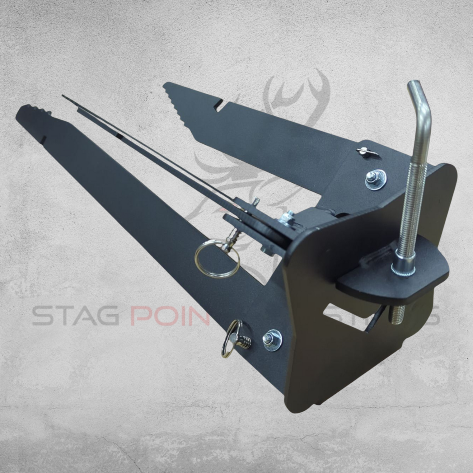 DT-Alpha Duelling Tree Bundle – Centrefire Kit with REACK X-BASE & X6 100mm AR500 Flip Paddles