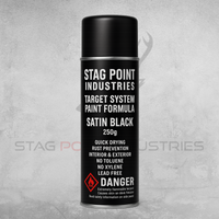 TARGET SYSTEM SPRAY PAINT - SATIN BLACK
