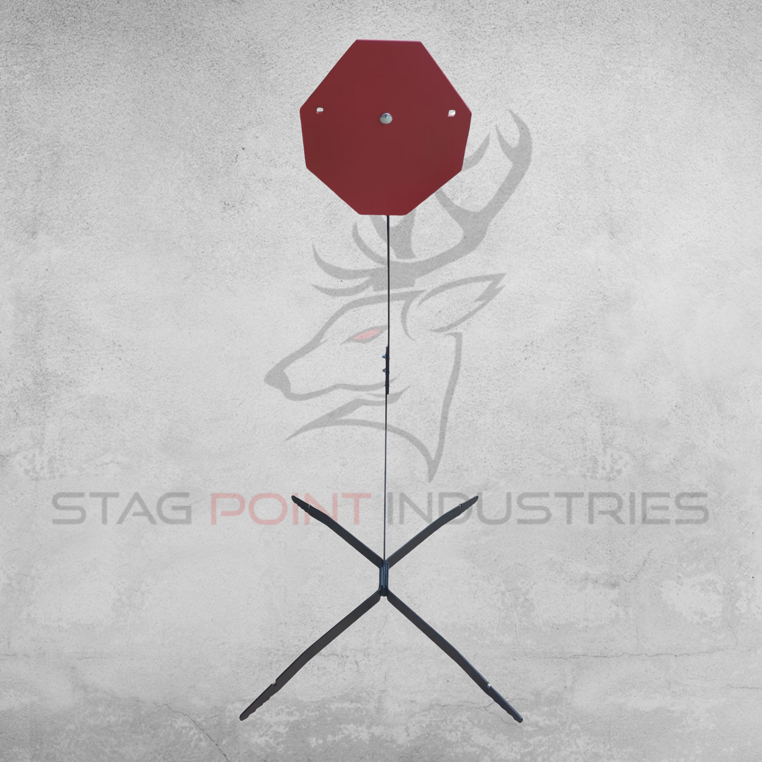 "Hit-Factor" Bundle – Air/22LR Scorpion Post Target Stand + IPSC Standard Target (6mm Mild Steel)
