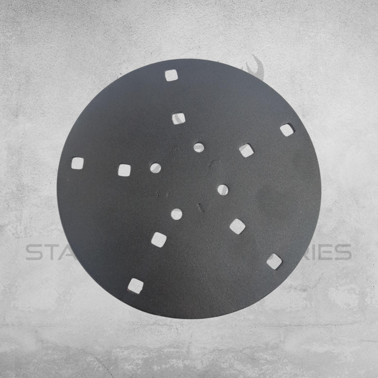 Texas Star Centre Face Plate – 6mm Mild Steel (.22LR Only)