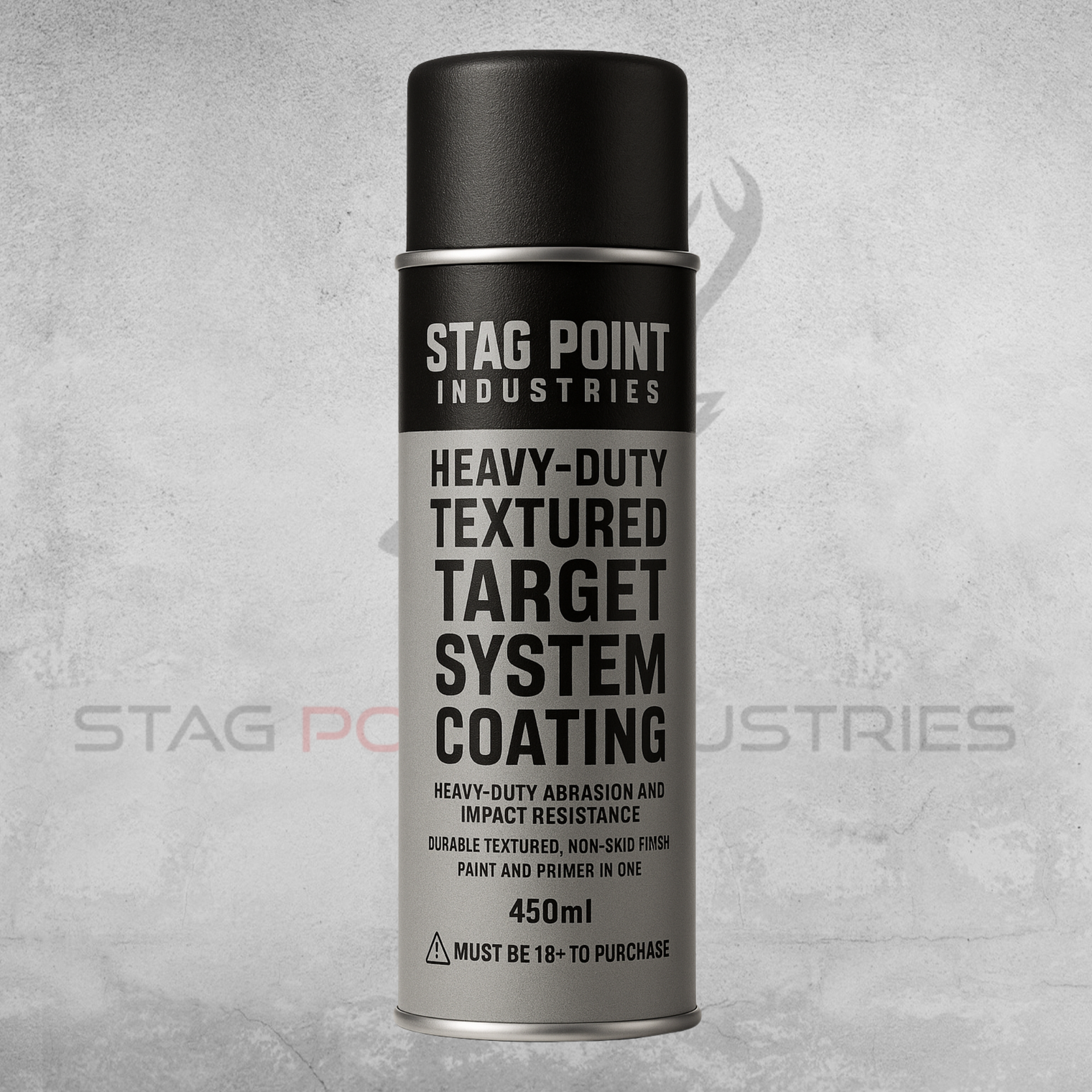 TARGET SYSTEM TEXTURE SPRAY PAINT LINER - HEAVY DUTY BLACK