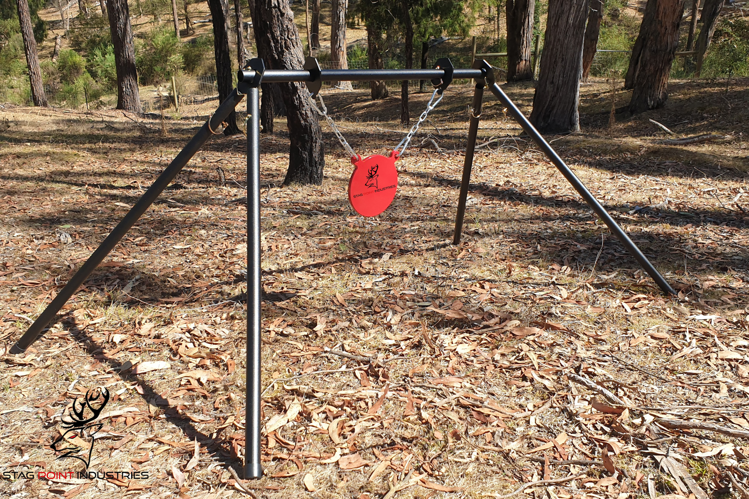 ZERO-DELTA GONG TARGET STAND (BREAK-DOWN)