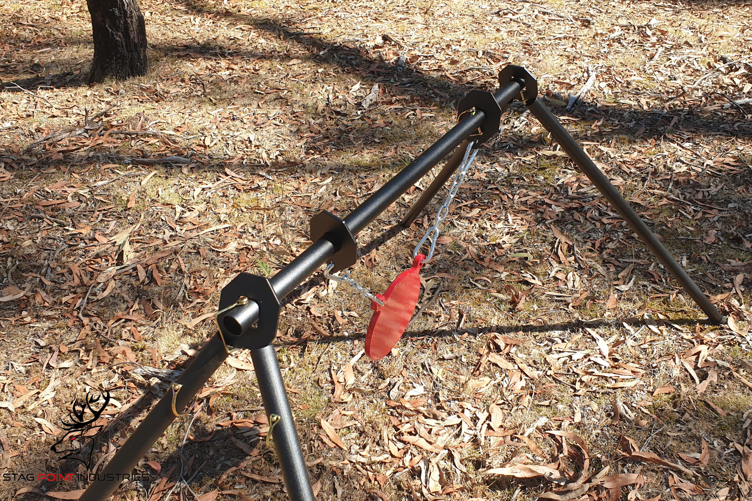 ZERO-DELTA GONG TARGET STAND (BREAK-DOWN)